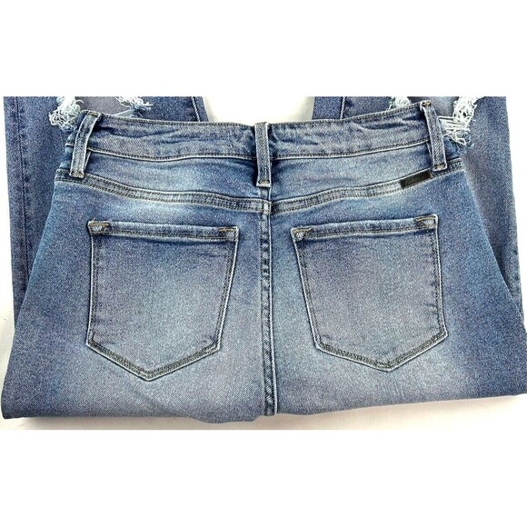 KanCan Estilo High Rise Distressed Tapered Jeans Sz 5/26 Style# KC8580M 26x27.5 - Picture 4 of 10